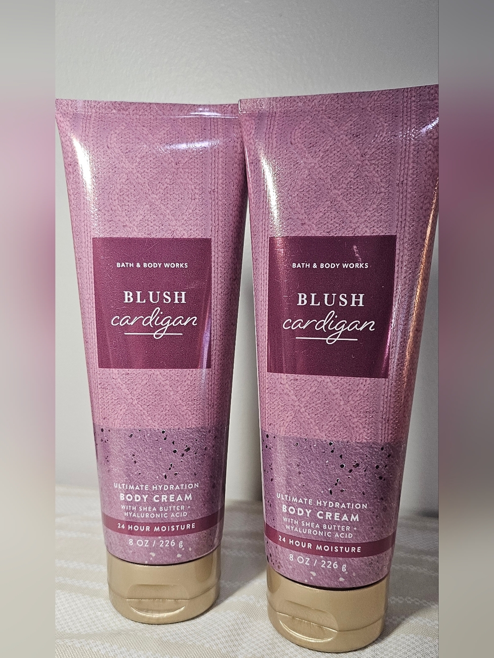 BBW Blush Cardigan Ultra Hydration Body Cream Duo